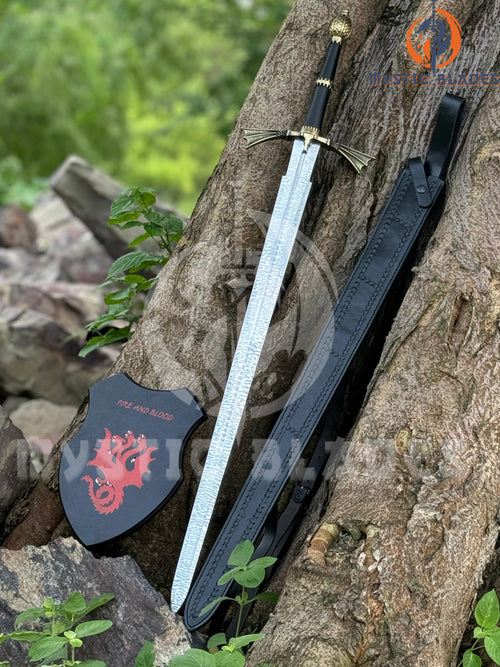 Dark Sister Sword Replica | Targaryen Inspired Fantasy Longsword | Medieval LongSword Birthday Gift for Him Anniversary Gift for Husband
