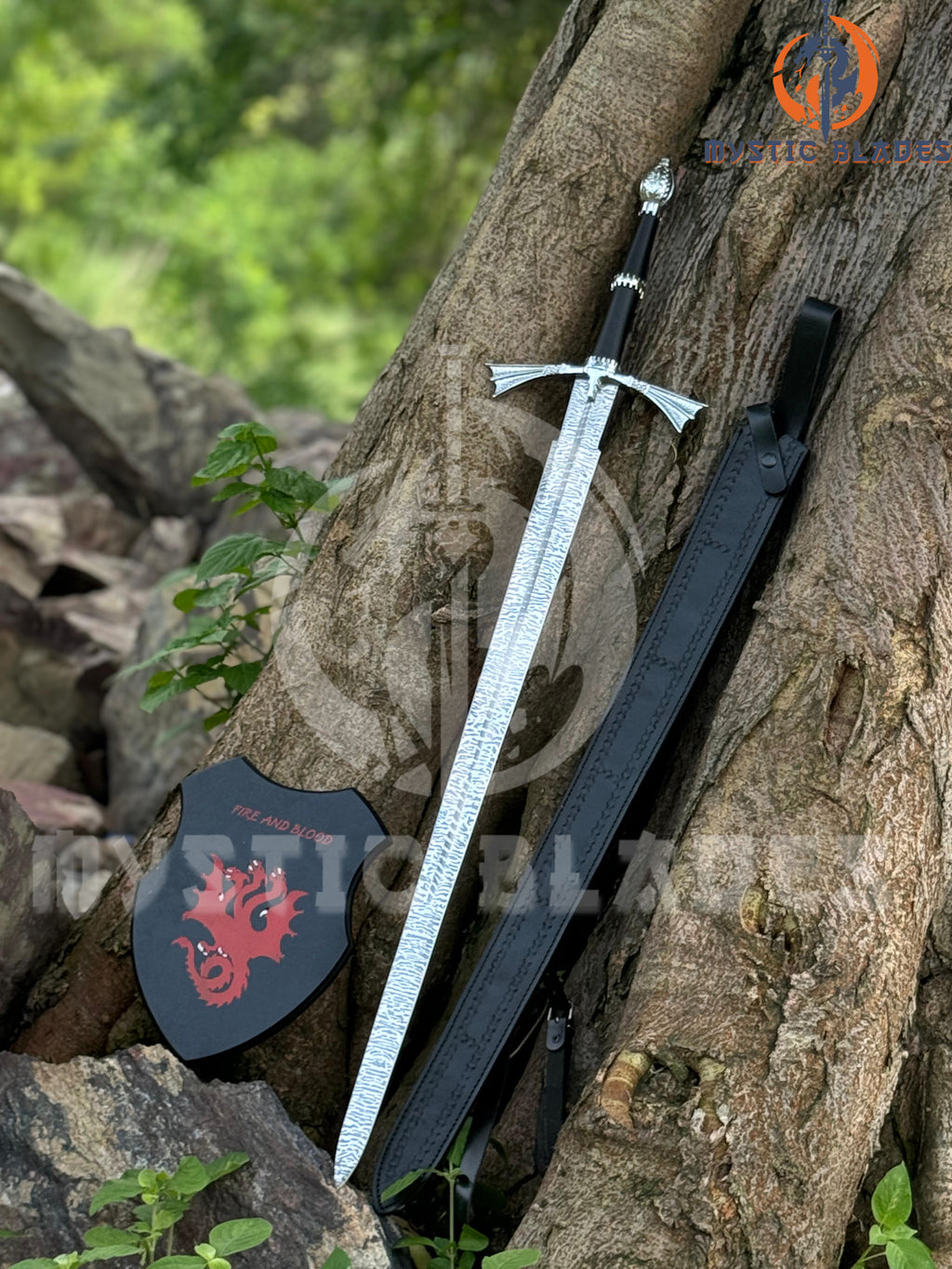 Dark Sister Sword Replica | Targaryen Inspired Fantasy Longsword | Medieval LongSword Birthday Gift for Him Anniversary Gift for Husband
