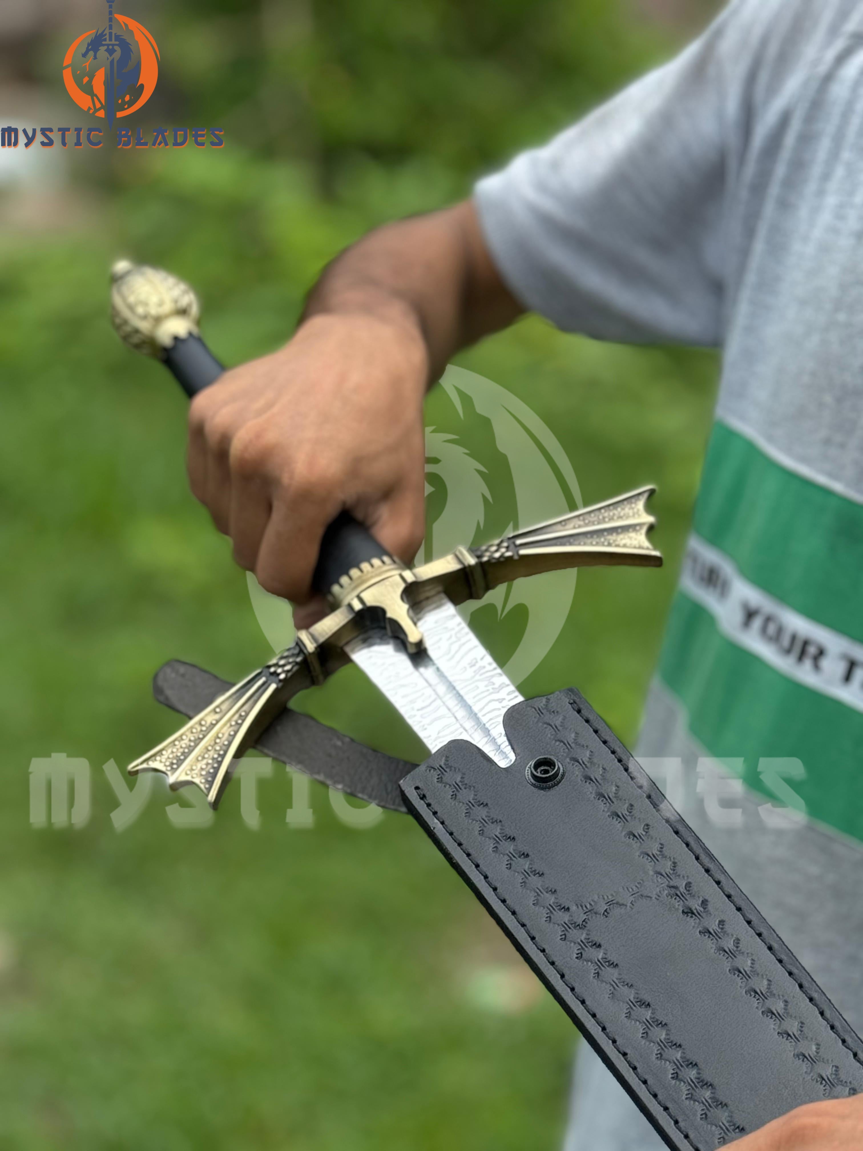 Dark Sister Sword Replica | Targaryen Inspired Fantasy Longsword | Medieval LongSword Birthday Gift for Him Anniversary Gift for Husband