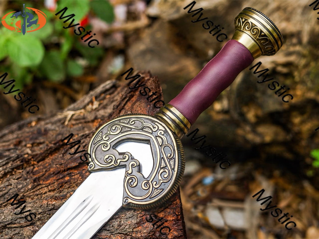 Herugrim Swords Of King Theoden, Replica Sword, Custom Made Vikings Sword With Scabbard & Wall Plaque, Best Gift for Him, Anniversary Gift