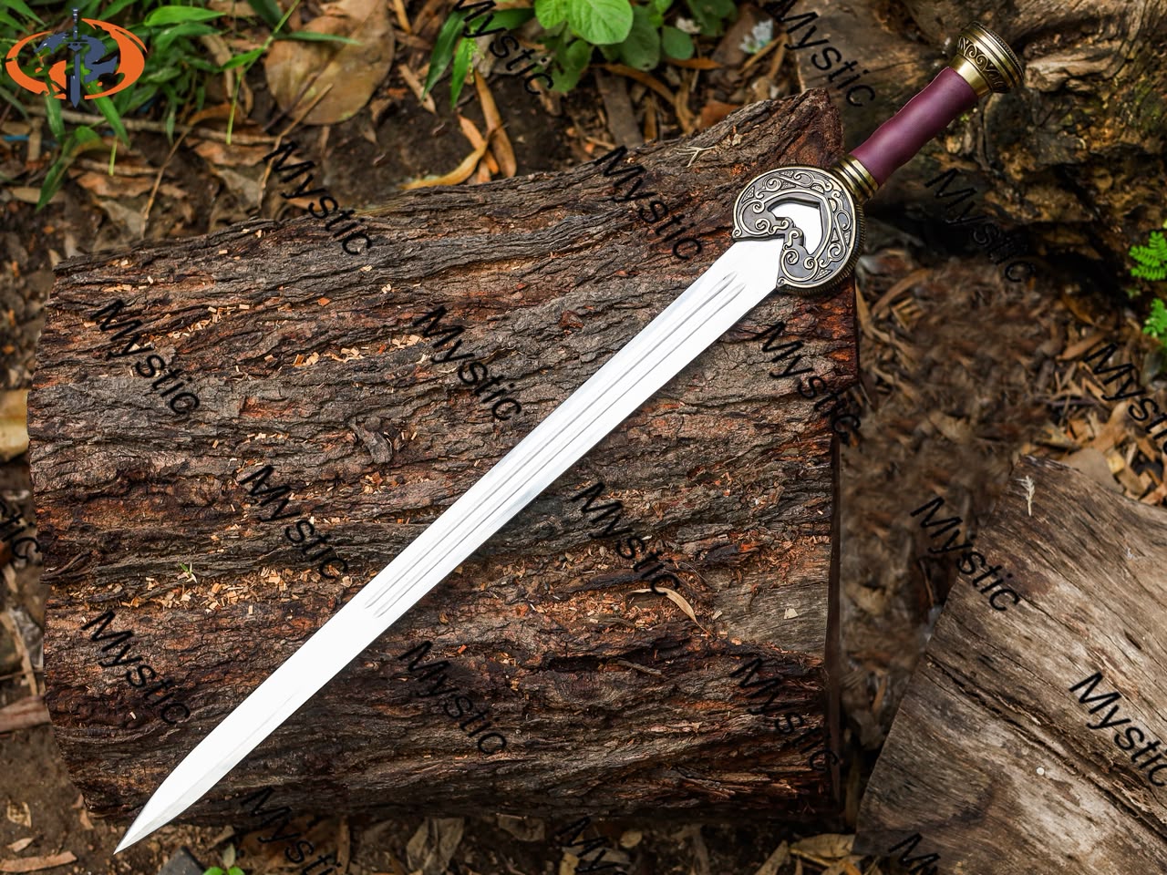 Herugrim Swords Of King Theoden, Replica Sword, Custom Made Vikings Sword With Scabbard & Wall Plaque, Best Gift for Him, Anniversary Gift