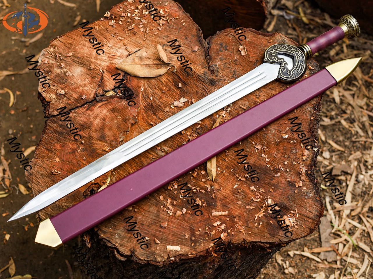 Herugrim Swords Of King Theoden, Replica Sword, Custom Made Vikings Sword With Scabbard & Wall Plaque, Best Gift for Him, Anniversary Gift