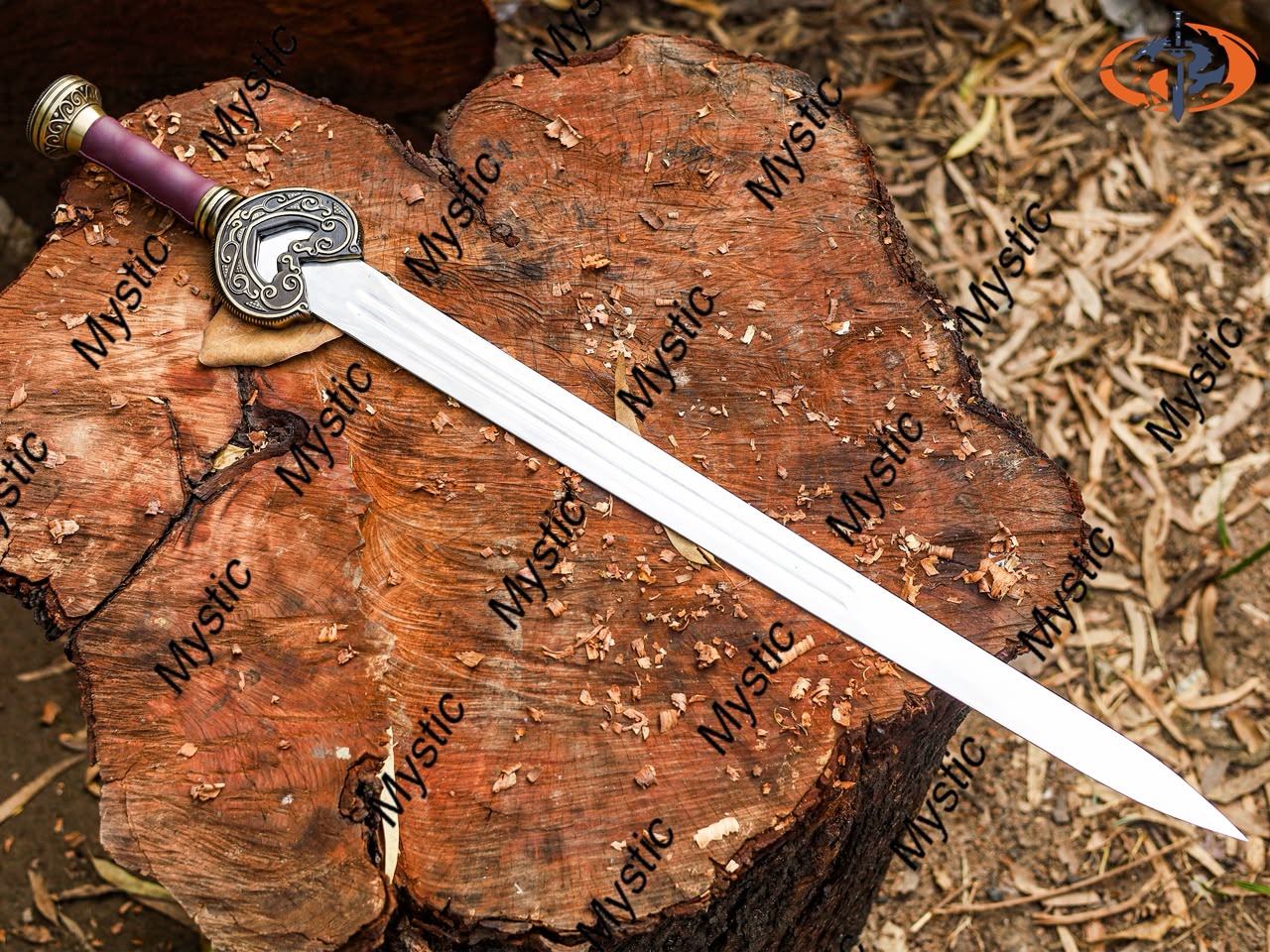 Herugrim Swords Of King Theoden, Replica Sword, Custom Made Vikings Sword With Scabbard & Wall Plaque, Best Gift for Him, Anniversary Gift