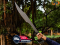 King Leonidas Replica Sword: Handcrafted 440C Stainless Steel, Leather Sheath