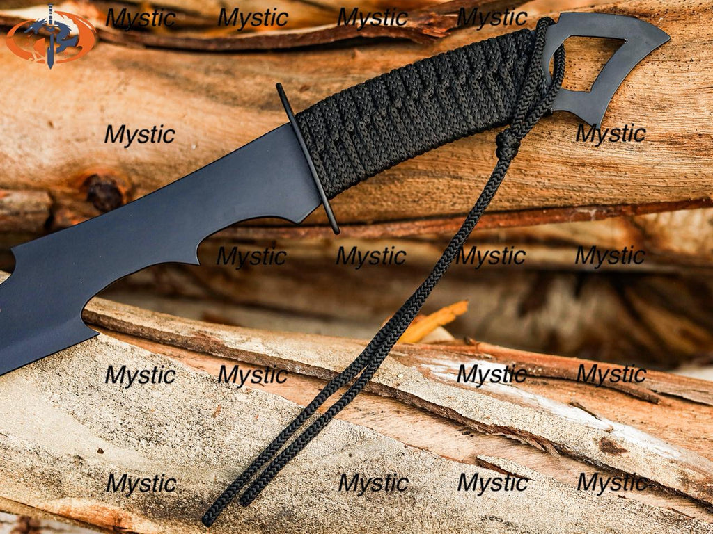 Hand Forged Carbon Steel Medieval Sword with Leathersheath