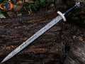 King Ragnar Lothbrok Viking Sword – Handcrafted Replica with Scabbard