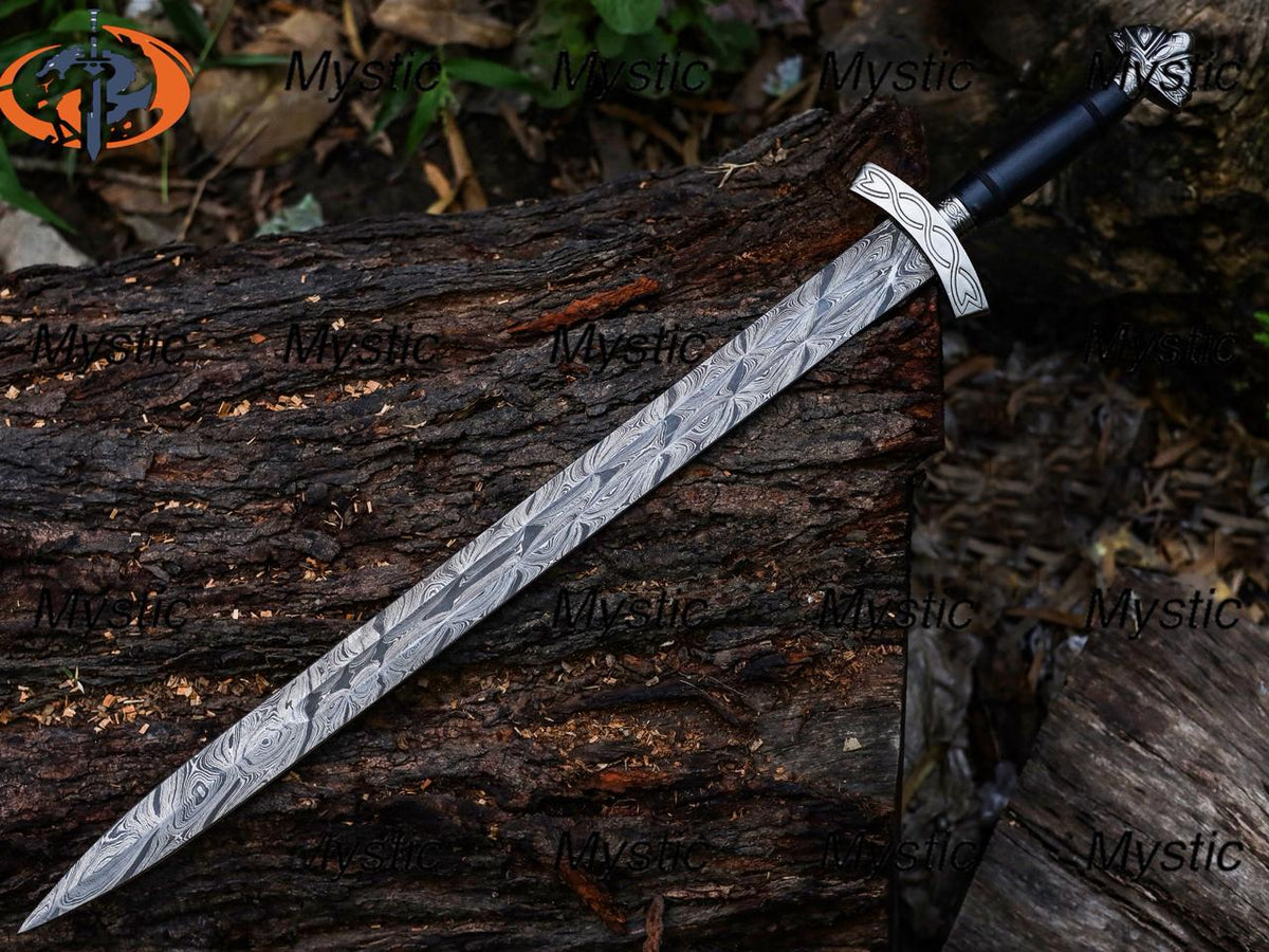 King Ragnar Lothbrok Viking Sword – Handcrafted Replica with Scabbard