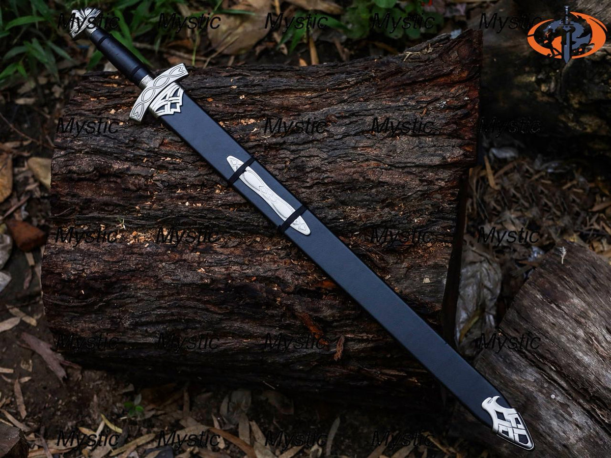 King Ragnar Lothbrok Viking Sword – Handcrafted Replica with Scabbard