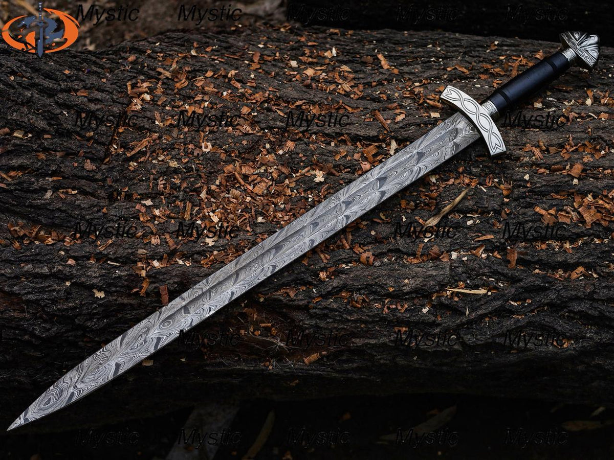 King Ragnar Lothbrok Viking Sword – Handcrafted Replica with Scabbard