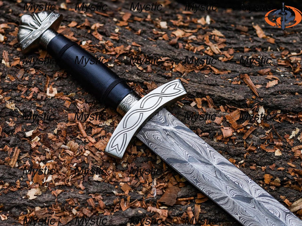 King Ragnar Lothbrok Viking Sword – Handcrafted Replica with Scabbard