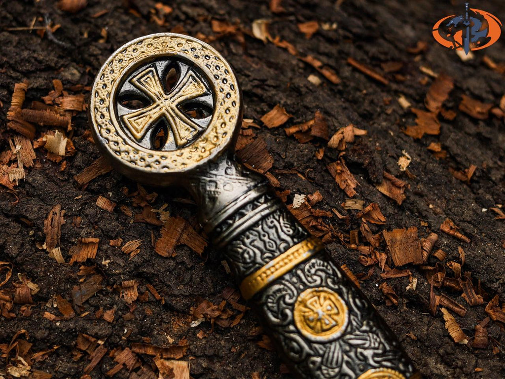 Handmade Templar Knights Sacred Holy Sword, Medieval Sword