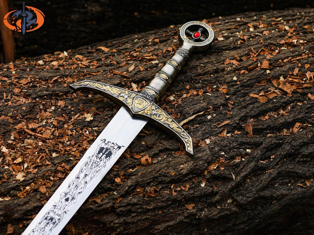 Knights Sacred Holy Sword, Damascus Sword, Medieval Sword