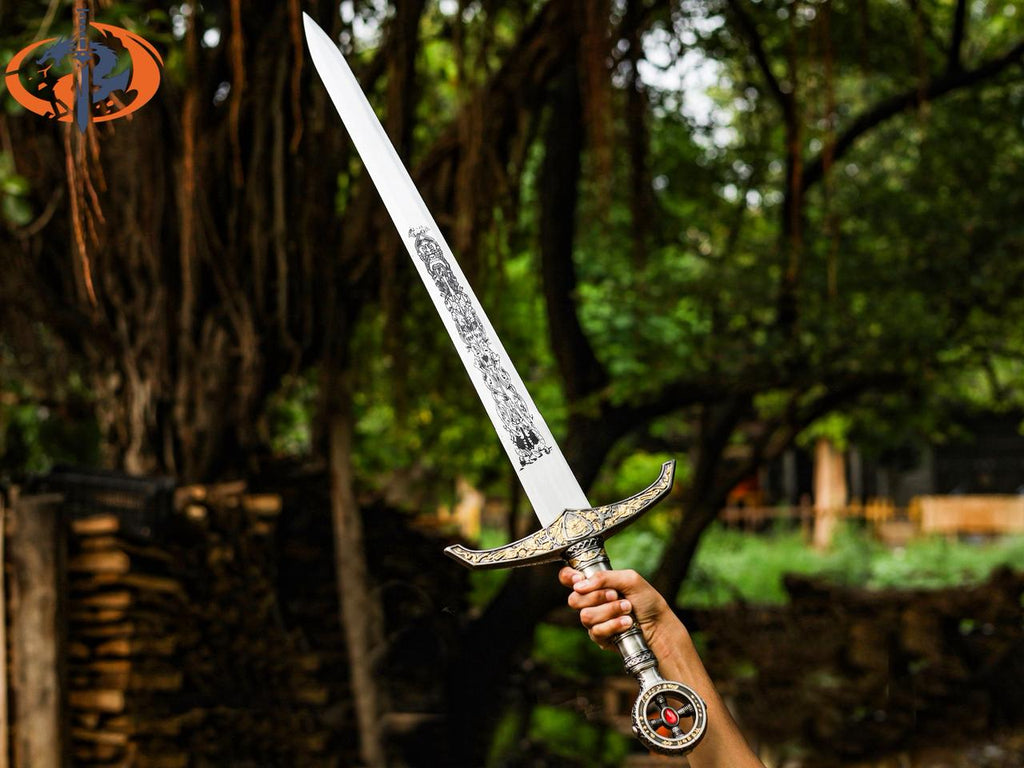 Knights Sacred Holy Sword, Damascus Sword, Medieval Sword