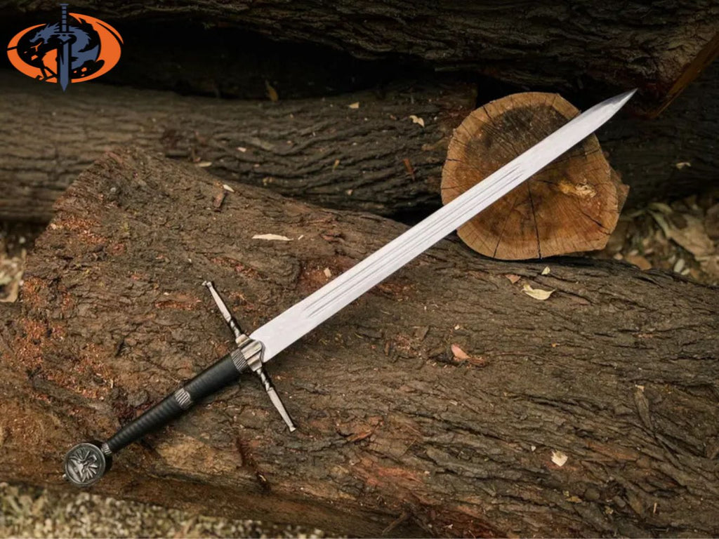 Hunting Witcher Sword Master/ Sword OF Rivia Feline Steel Silver sword