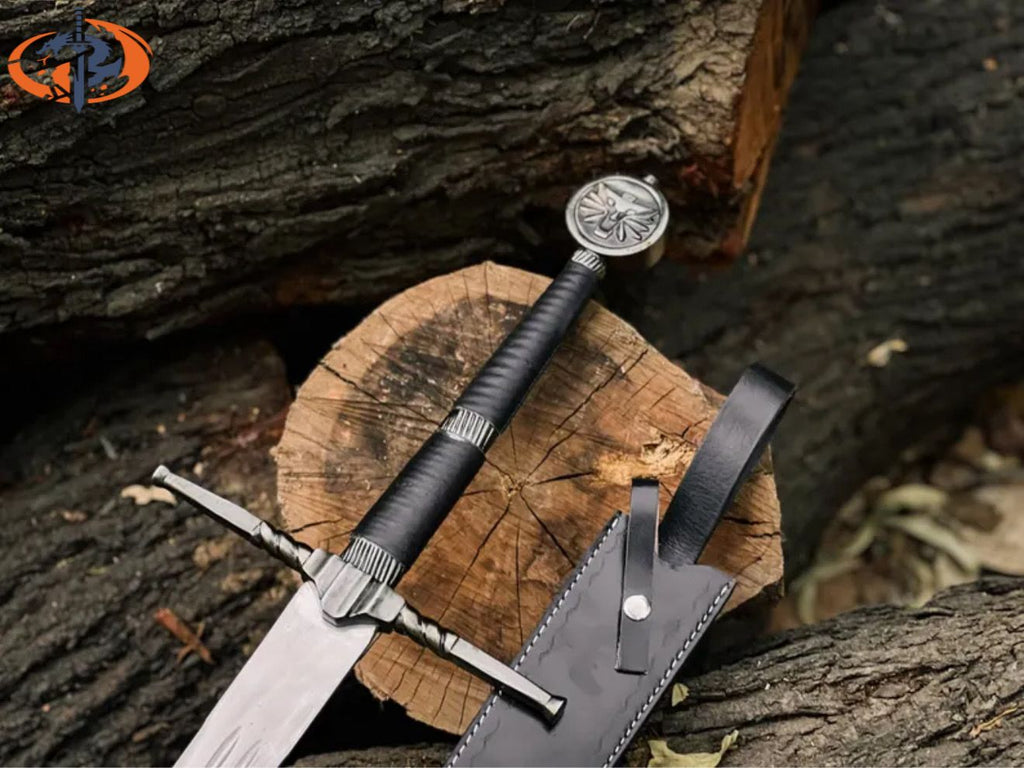 Hunting Witcher Sword Master/ Sword OF Rivia Feline Steel Silver sword