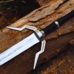 Handmade Witcher Sword Master/ Sword OF Geralt Feline Steel Silver sword
